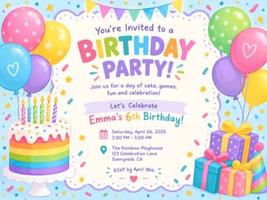 Birthday Invitation Maker